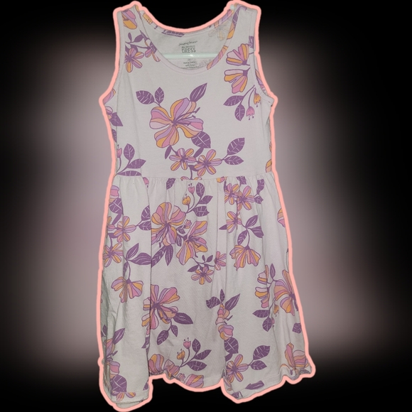 jumping beans Other - Jumping beans toddler girl sz 5 sleeveless purple floral play dress UG